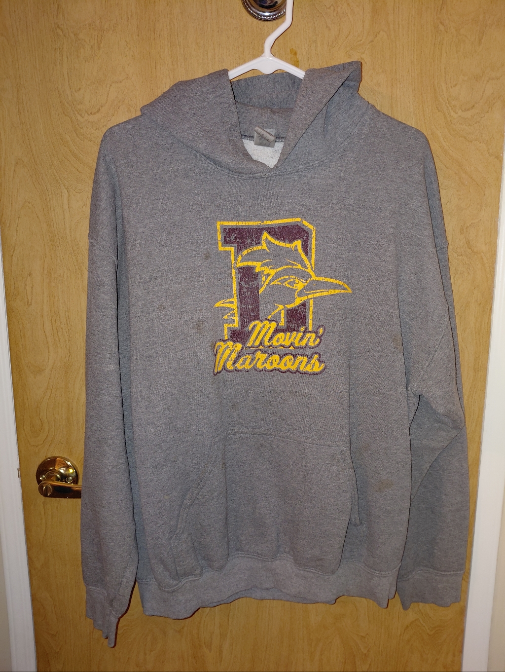 Mens Gray Hoodie